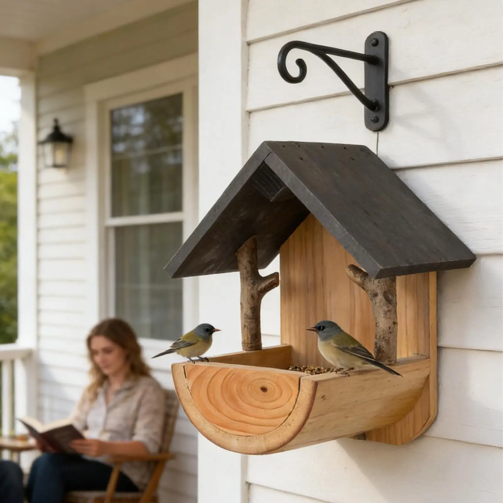 Watches & Jewelry Repair Center New York Reviews - Wall Mount Wooden bird feeder Outdoor
