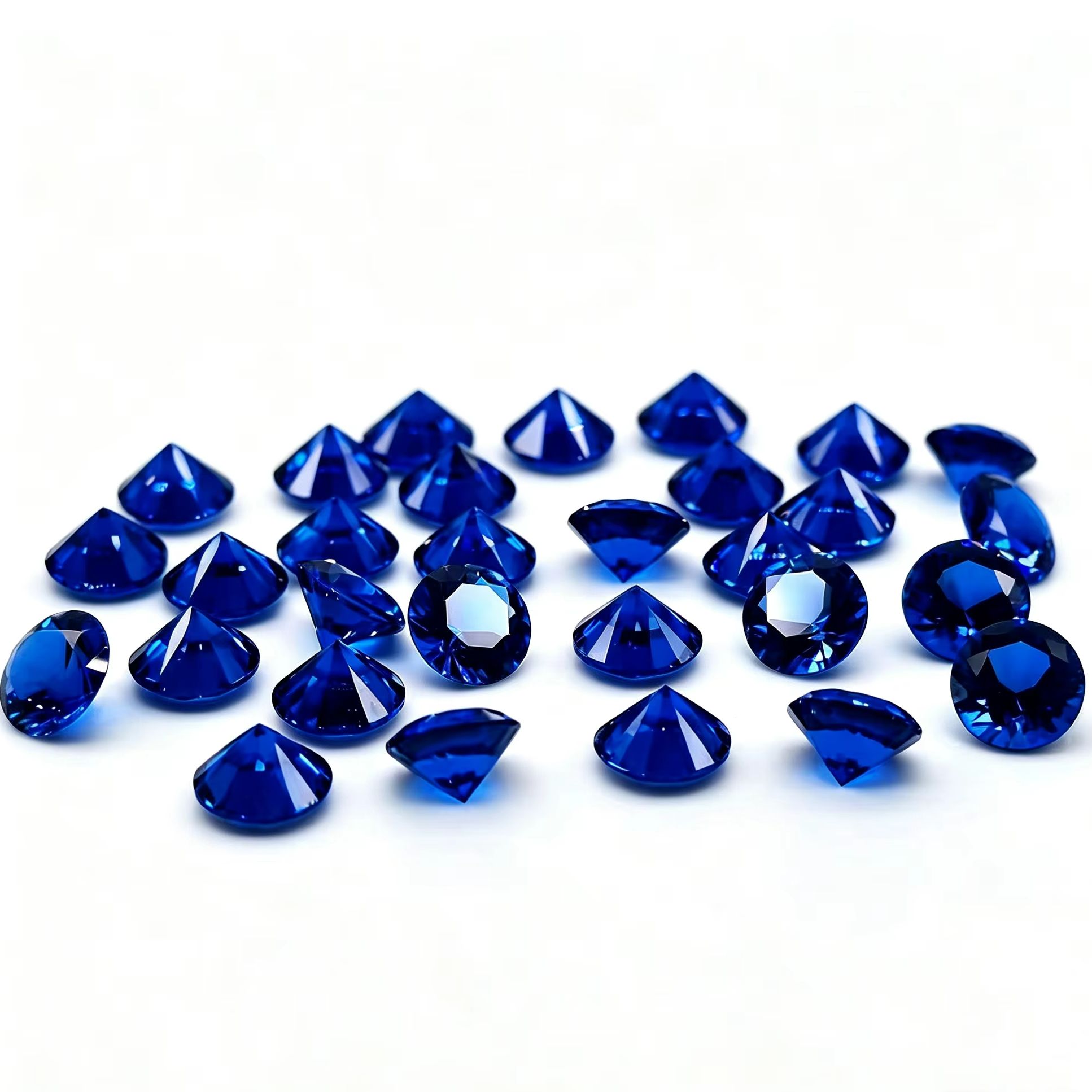 Cartier Watch Ballon Bleu - Blue Synthetic Sapphire Watch Crown Cabochon