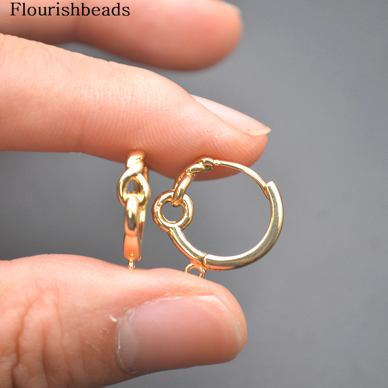 30pc Twisted Round Circle 18K  - Hoop Earrings ulasan dan harga