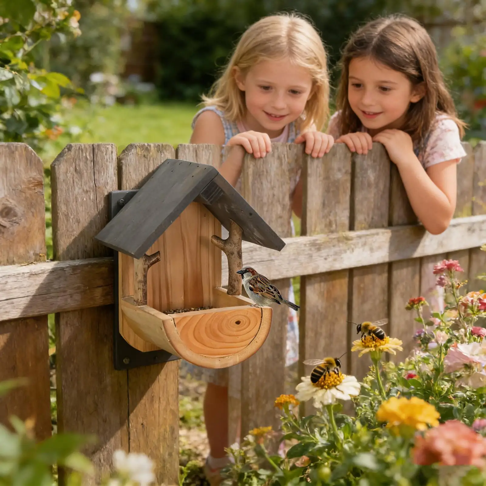 Wall Mount Wooden bird feeder  - Watches & Jewelry Repair Center New York Reviews ulasan dan harga
