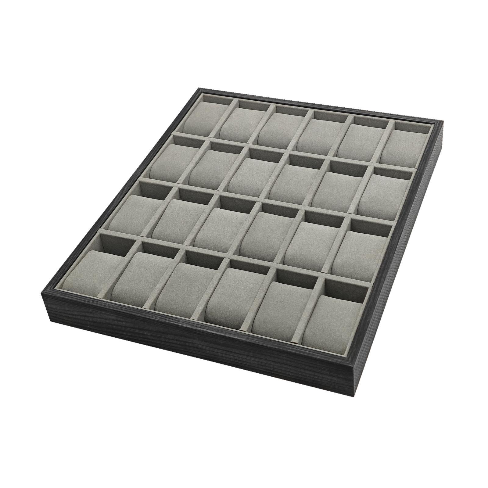 24 Slot Wooden Watch Storage T - Jewelry And Watches Exhibition ulasan dan harga