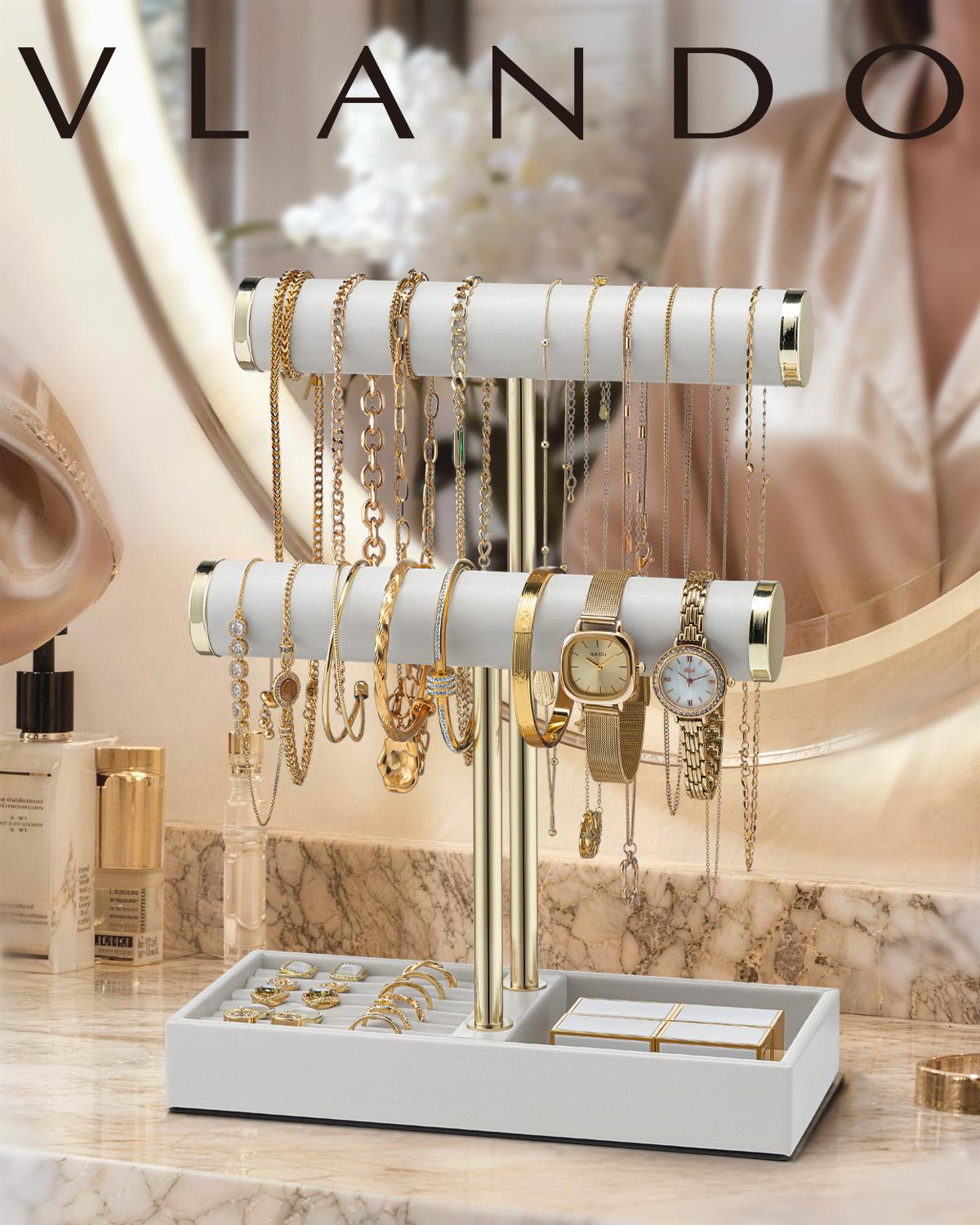 VLANDO Classic 2/3-Tier Faux L - Jewelry Essentials Watches ulasan dan harga