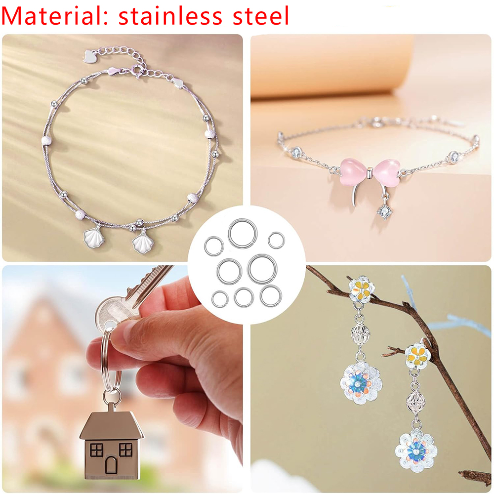 1200pcs Stainless Steel Jump R - Hoop Earrings ulasan dan harga
