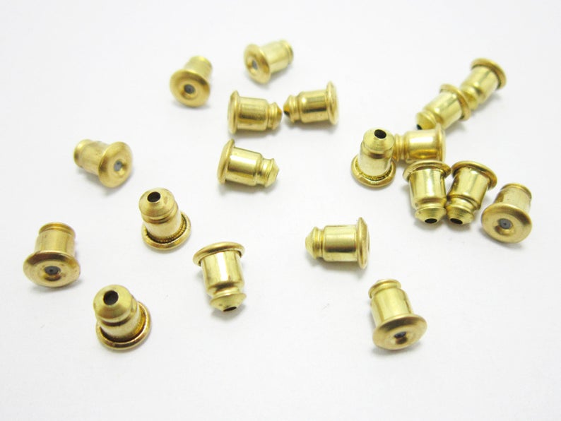 200pcs Brass Ear Nuts, Ear Pos - Nick'S Jewelry & Watches Reviews ulasan dan harga