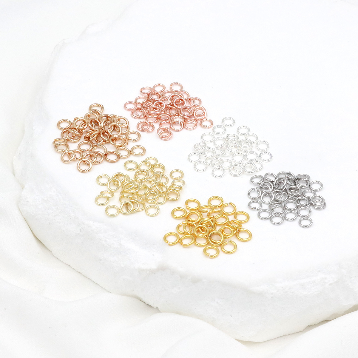 A Pack 925 Silver Open Jump Ri - Hoop Earrings ulasan dan harga