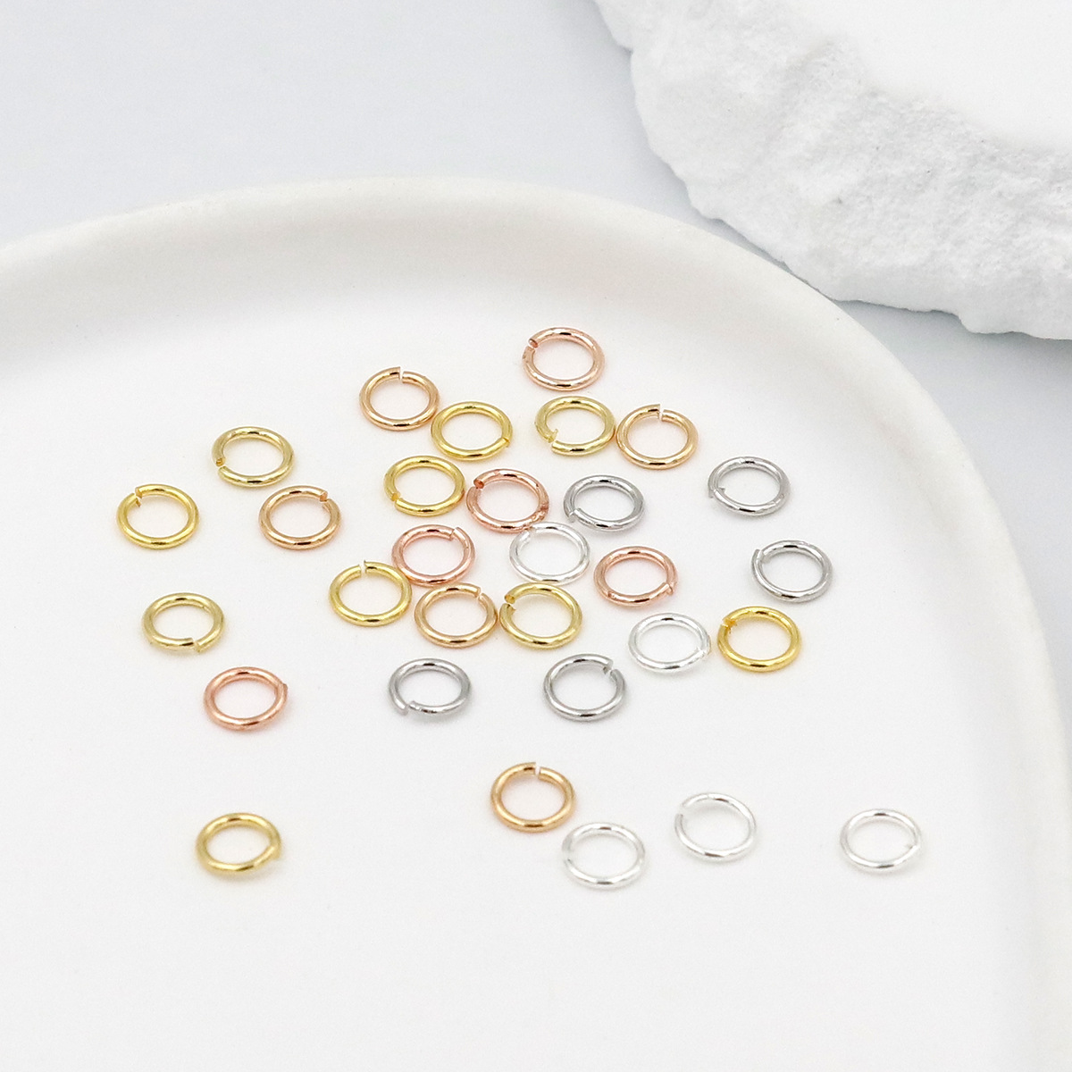 A Pack 925 Silver Open Jump Ri - Hoop Earrings ulasan dan harga