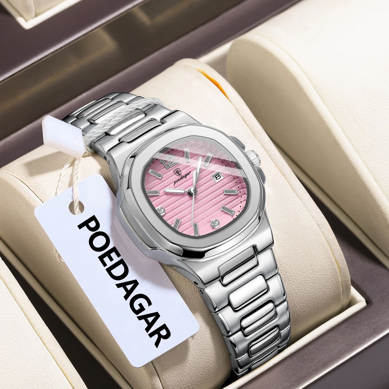 POEDAGAR Square Fashion Woman  - High Jewelry Watches ulasan dan harga