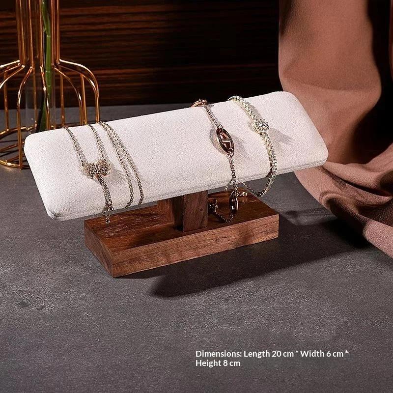 Walnut Solid Wood Jewelry Disp - Jewelry And Watches Exhibition ulasan dan harga
