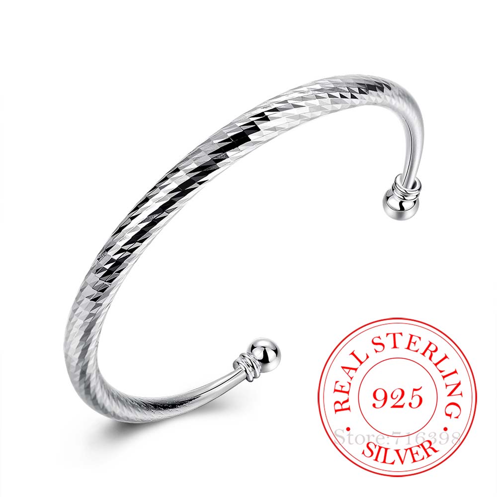 925 Silver Wedding Open Bracel - Nick'S Jewelry & Watches Reviews ulasan dan harga