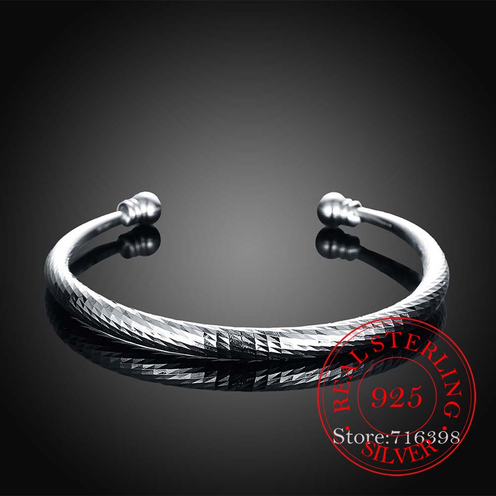 925 Silver Wedding Open Bracel - Nick'S Jewelry & Watches Reviews ulasan dan harga