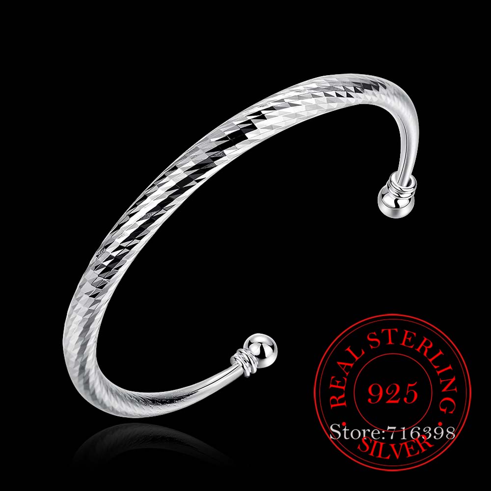 925 Silver Wedding Open Bracel - Nick'S Jewelry & Watches Reviews ulasan dan harga