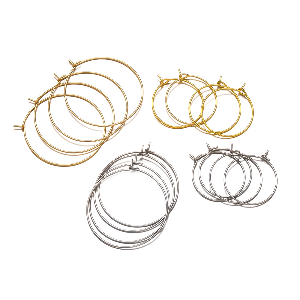 50Pcs 316 Stainless Steel 15 2 - Hoop Earrings ulasan dan harga