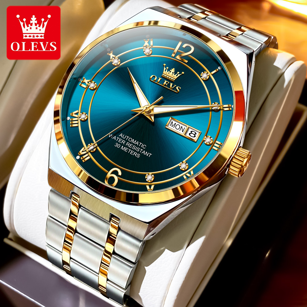 OLEVS Watch Mens Watch Mechani - Rolex Watch Datejust ulasan dan harga