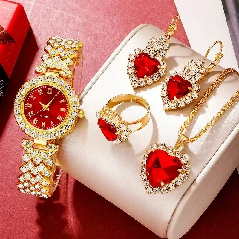 Golden Luxury Watch Women Ring - Jewelry Watches For Ladies ulasan dan harga