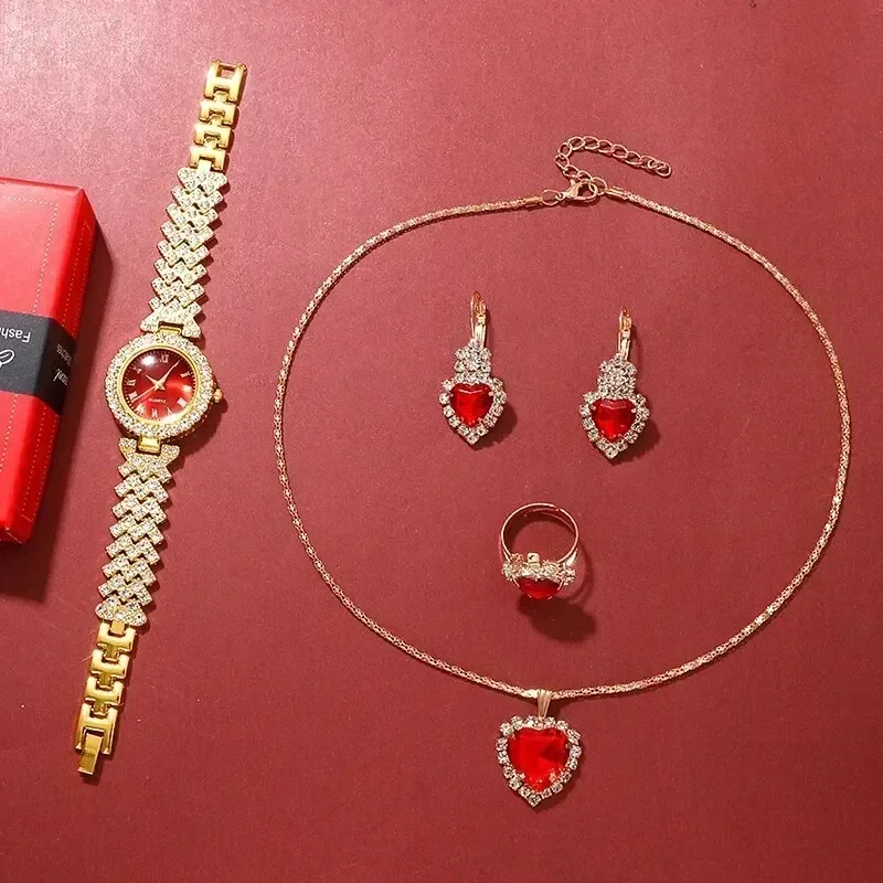 Golden Luxury Watch Women Ring - Jewelry Watches For Ladies ulasan dan harga
