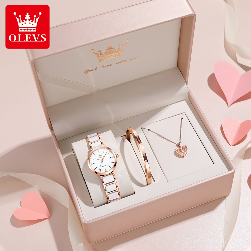 OLEVS Women Watch 5877 Luxury  - Jewelry For Watches ulasan dan harga