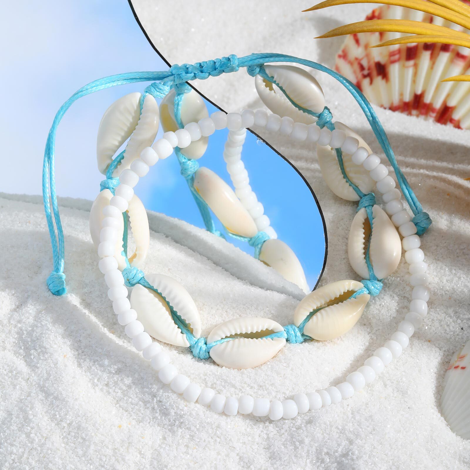 Cowrie Shell Ankle Bracelet fo - Jc Jewelry & Watches Photos ulasan dan harga