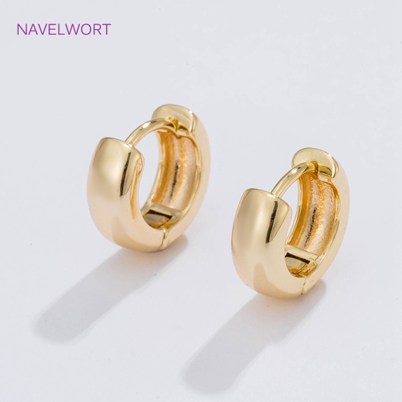 6 Sizes Gold Plated Circle Hoo - Hoop Earrings ulasan dan harga