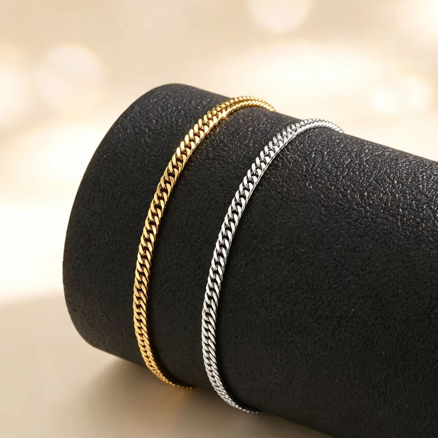 Thin Cuban Ankle Bracelet For  - Jc Jewelry & Watches Photos ulasan dan harga