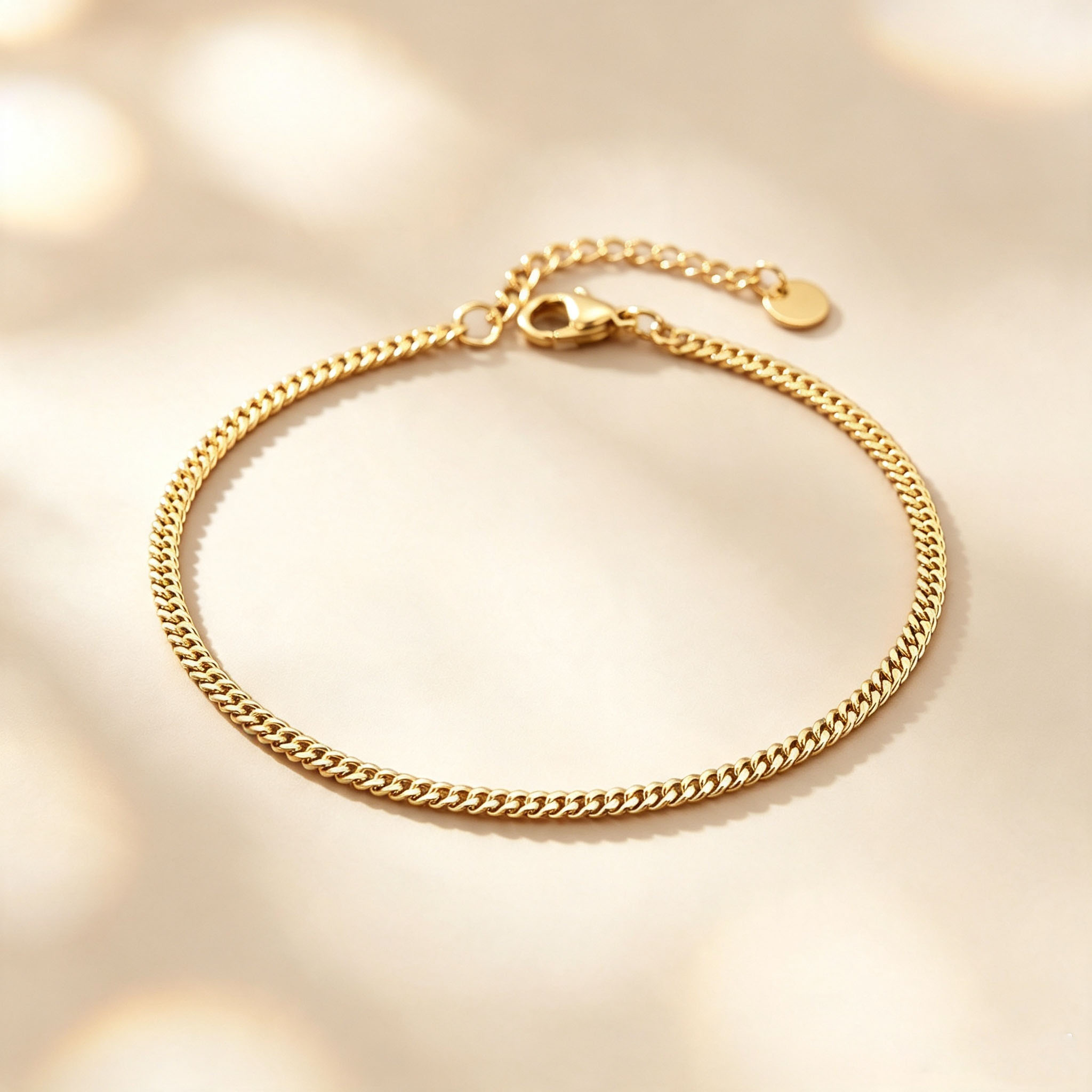 Thin Cuban Ankle Bracelet For  - Jc Jewelry & Watches Photos ulasan dan harga