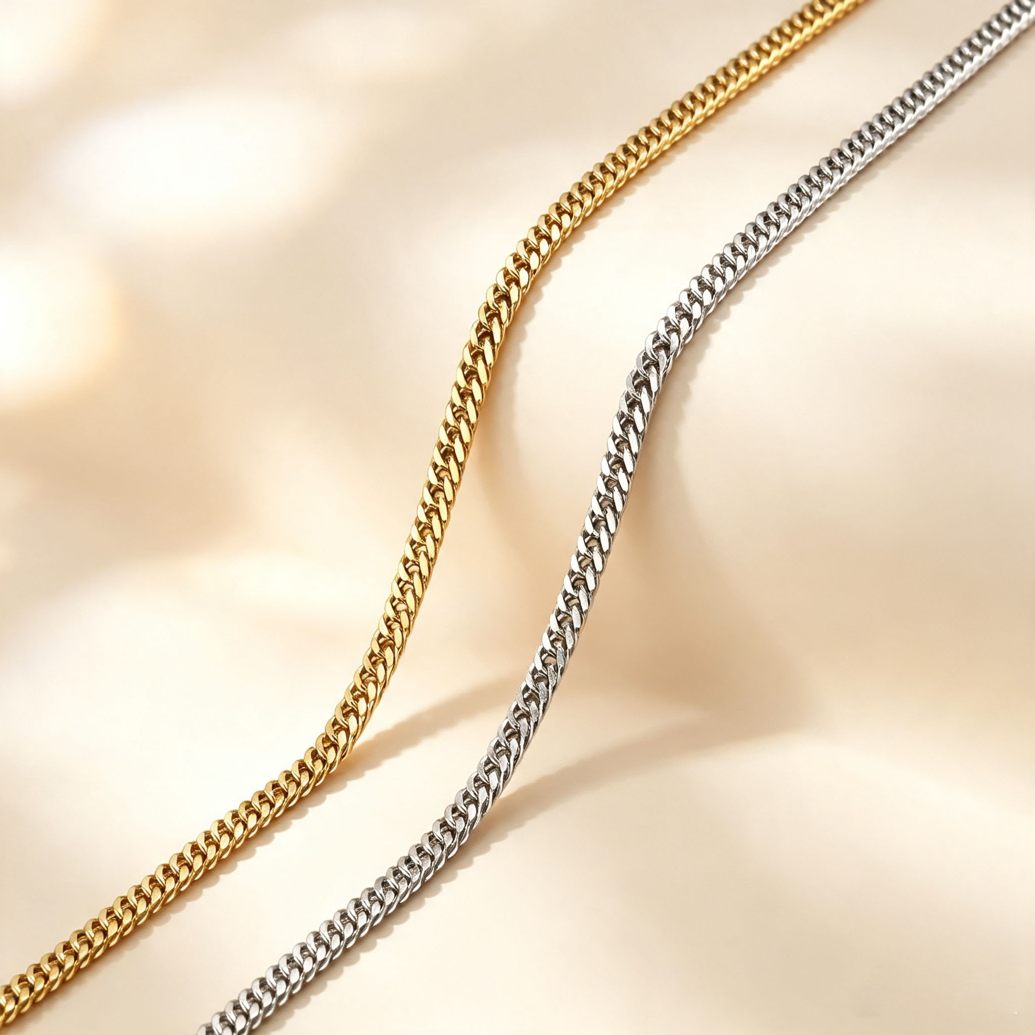Thin Cuban Ankle Bracelet For  - Jc Jewelry & Watches Photos ulasan dan harga