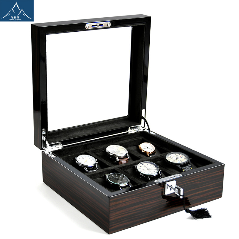 Hxl wooden piano lacquer multi - Jewelry And Watches Box ulasan dan harga