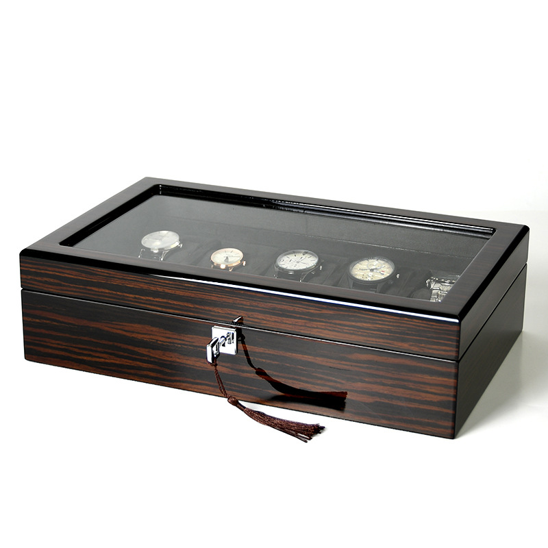 Hxl wooden piano lacquer multi - Jewelry And Watches Box ulasan dan harga