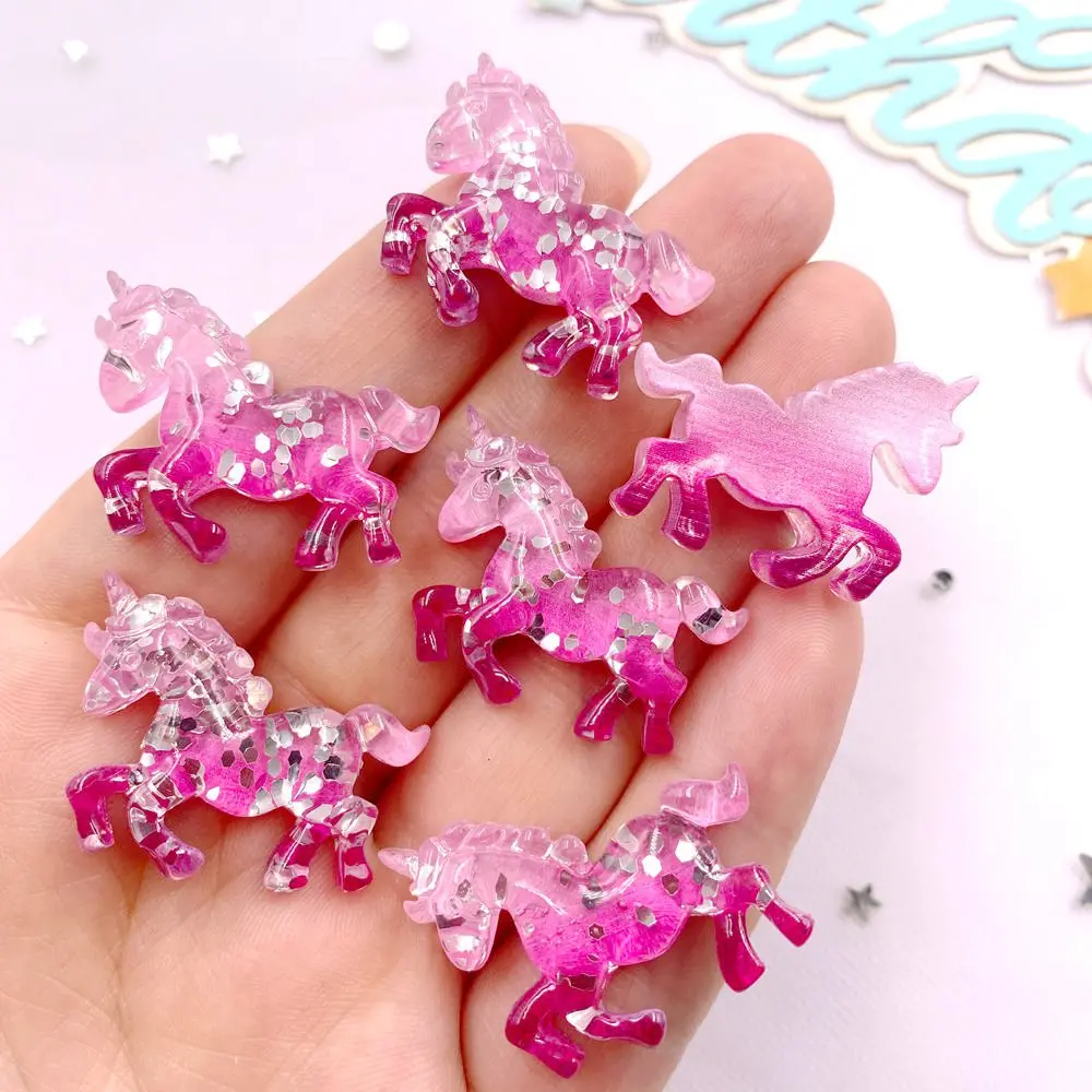 6PCS Colorful Resin Glitter 3D - Paradise Jewelry & Watches Llc Miami Photos ulasan dan harga