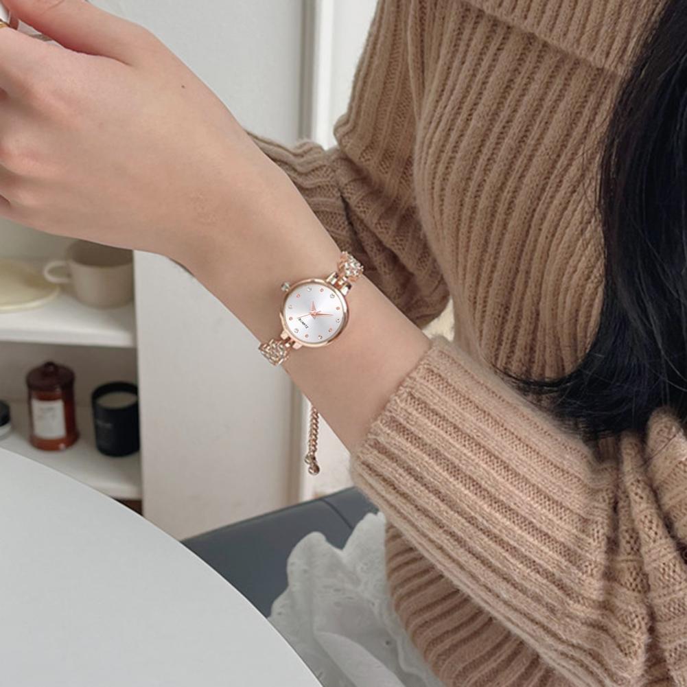 2.3cm Women Rhinestone Bracele - Jewelry Watches For Ladies ulasan dan harga