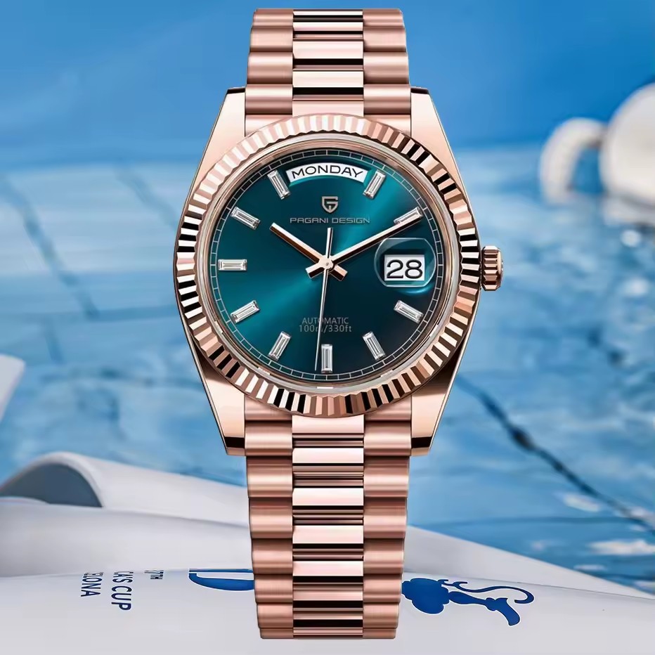 PAGANI DESIGN New Rose Gold Co - Rolex Watch Datejust ulasan dan harga