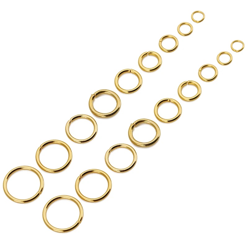 100pcs 3.5/4/5/6/7/8/9/10mm Ev - Hoop Earrings ulasan dan harga