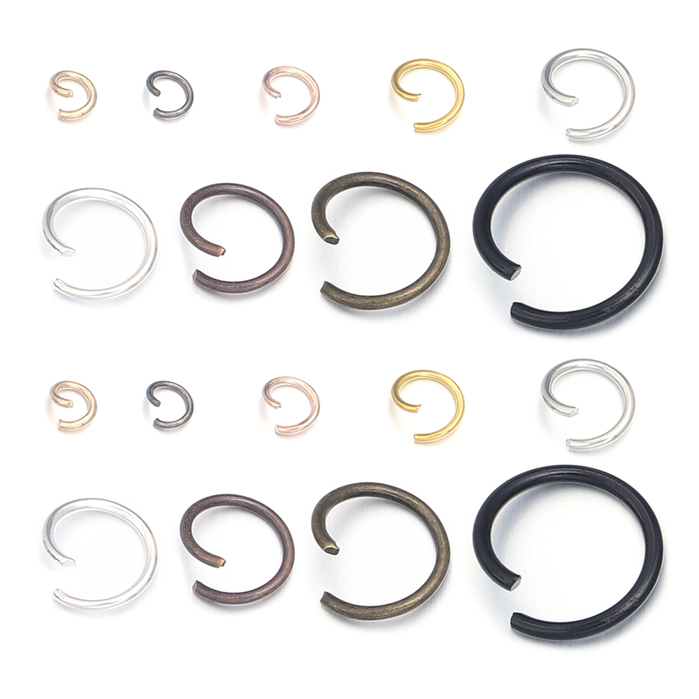 200pcs/lot Metal Open Jump Rin - Hoop Earrings ulasan dan harga