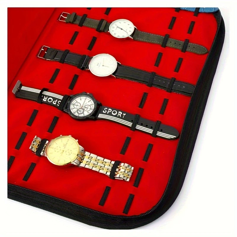 20 Slots Watch Storage Bag Con - Jewelry And Watches Box ulasan dan harga