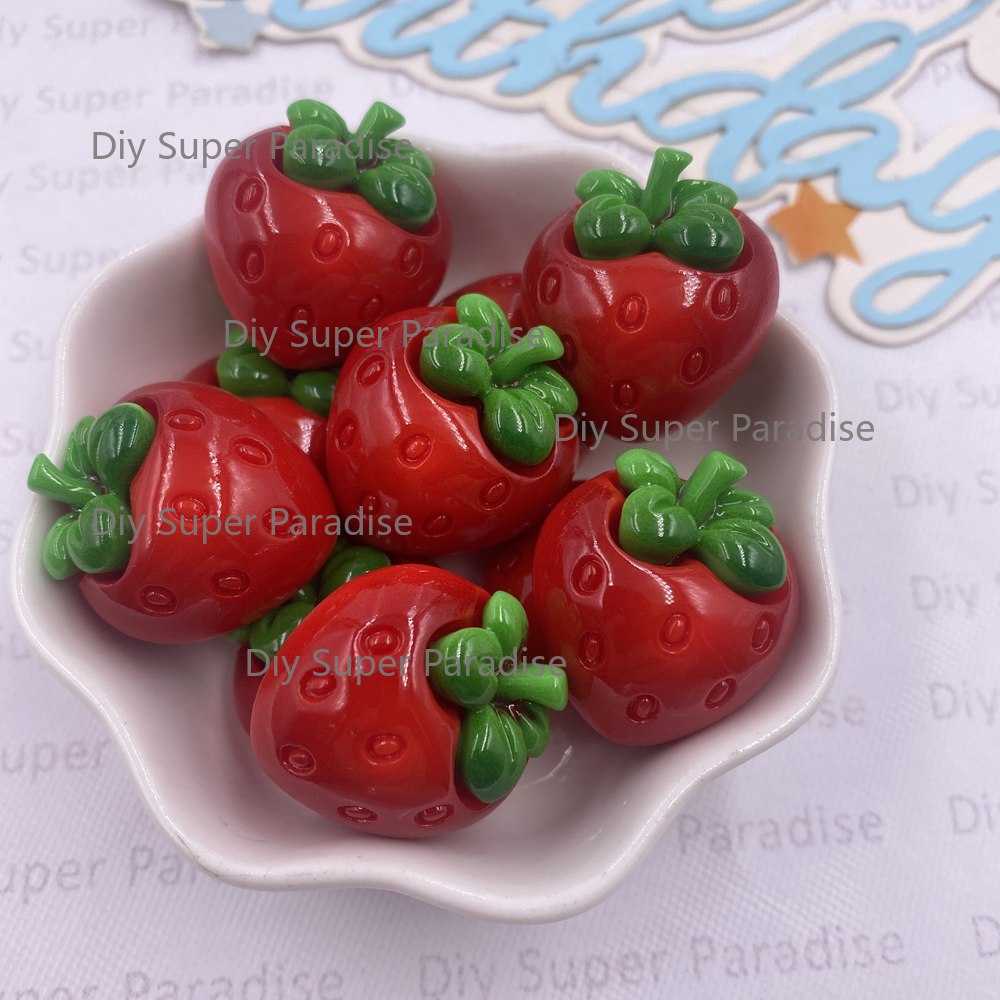 8PCS Resin Kawaii Colorful Red - Paradise Jewelry & Watches Llc Miami Photos ulasan dan harga