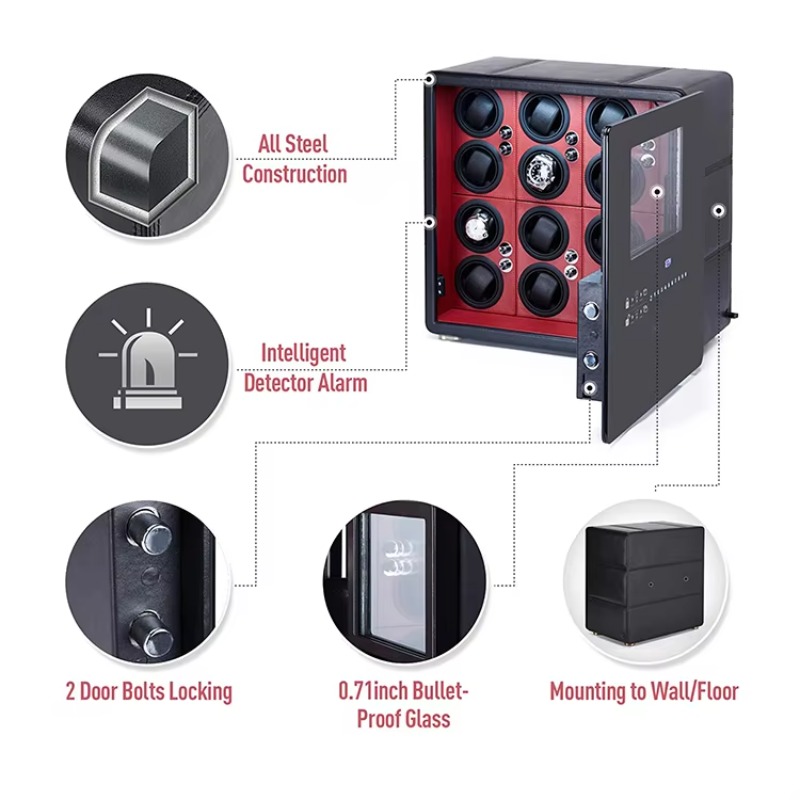 Luxury 12 Automatic Rotors and - Jewelry And Watches Box ulasan dan harga