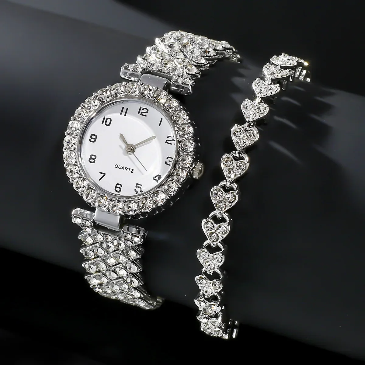 2024 2pcs Luxury Fashion Women - Jewelry Watches For Ladies ulasan dan harga