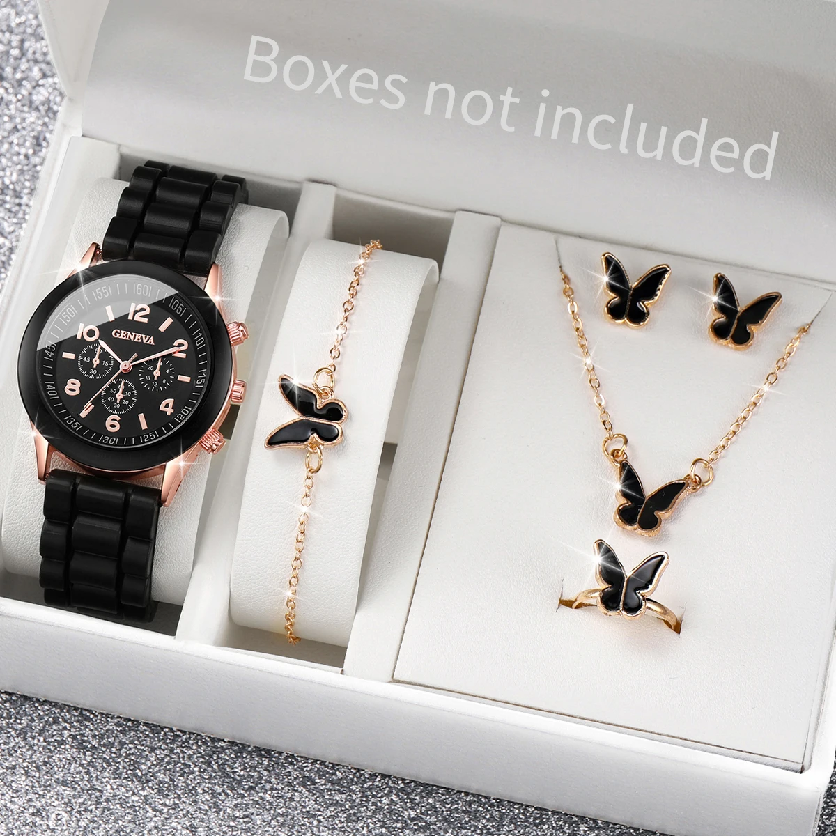 5/6PCS Fashion Women Watches C - Jewelry Watches For Ladies ulasan dan harga