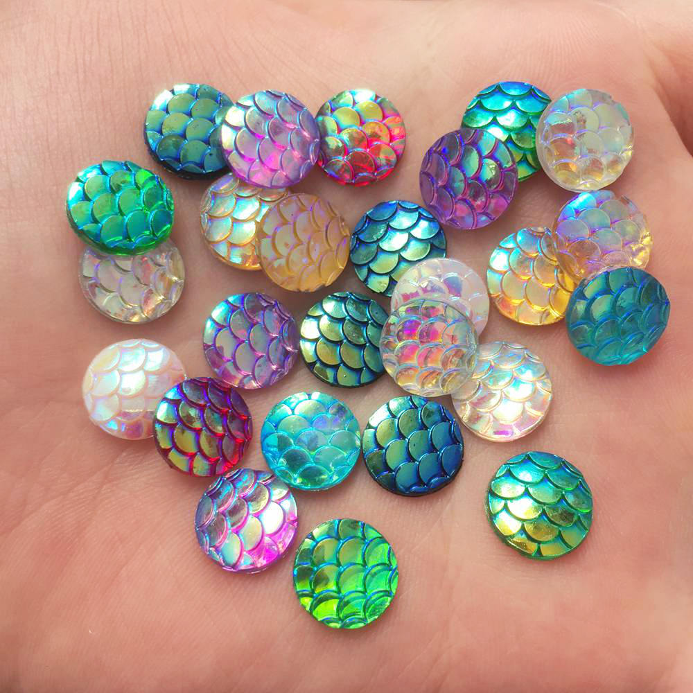 Shiny 100Pcs AB Resin 10mm Rou - Paradise Jewelry & Watches Llc Miami Photos ulasan dan harga